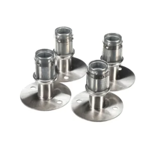 AccuTemp AT1A-3030-6 4" Flanged Feet for Countertop Steamers