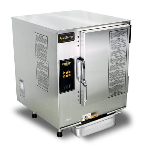 AccuTemp P61201D060 (6) Pan Convection Steamer - Countertop, Holding Capability, Liquid Propane