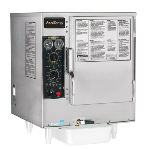 AccuTemp S64803D140 (6) Pan Convection Steamer - Countertop, Holding Capability, 480v/3ph