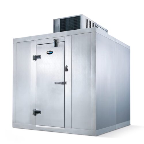 Amerikooler QC101082**NBSC 10' x 10' Indoor Walk-In Cooler w/ Top-Mounted Compressor - No Floor