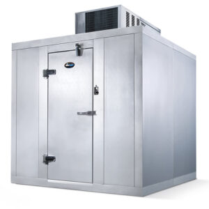Amerikooler QC061277**FBSC-O 6' x 12' Outdoor Walk-In Cooler w/ Top-Mounted Compressor - Floor