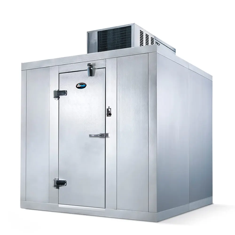 Amerikooler QF101077**FBSM 10' x 10' Indoor Walk-In Freezer w/ Top-Mounted Compressor - Floor