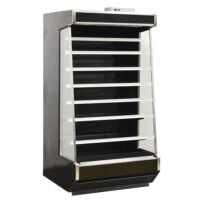 SandenVendo RSC3RA010 38" Vertical Open Air Cooler w/ (8) Levels - For Remote Refrigeration, 115v