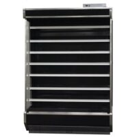 SandenVendo RSC6RA013 73 1/2" Vertical Open Air Cooler w/ (8) Levels - For Remote Refrigeration, 115v