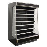 SandenVendo RSC6RA013 73 1/2" Vertical Open Air Cooler w/ (8) Levels - For Remote Refrigeration, 115v