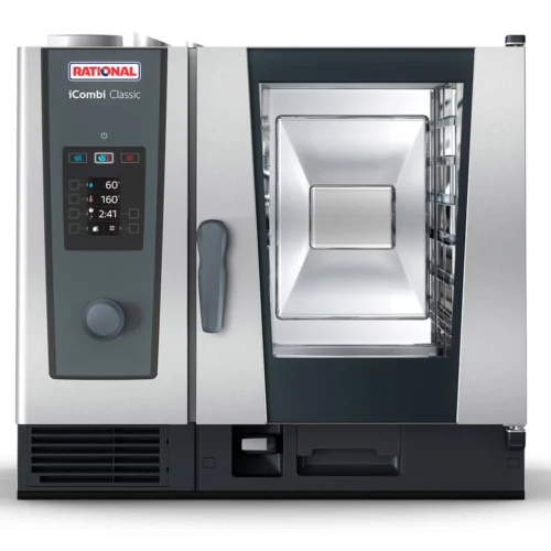 Rational ICC 6-HALF NG 208/240V 1 PH Half Size Combi Oven - Boiler Based, Natural Gas Rational ICC 6-HALF NG 208/240V 1 PH Half Size Combi Oven - Boiler Based, Natural Gas
