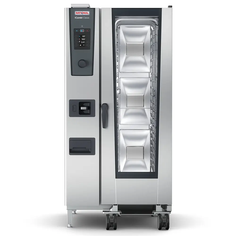 Rational ICC 20-HALF E 480V 3 PH Half Size Combi Oven - Boiler Based, 480v/3ph