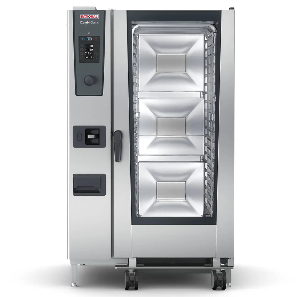 Rational ICC 20-FULL LP 208/240V 1 PH Full Size Combi Oven - Boiler Based, Liquid Propane
