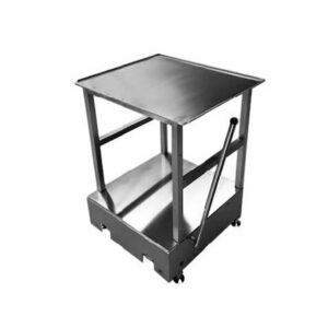 Bizerba SLICER-TABLE-1 31 1/2" Equipment Stand w/ Retractable Casters, Undershelf